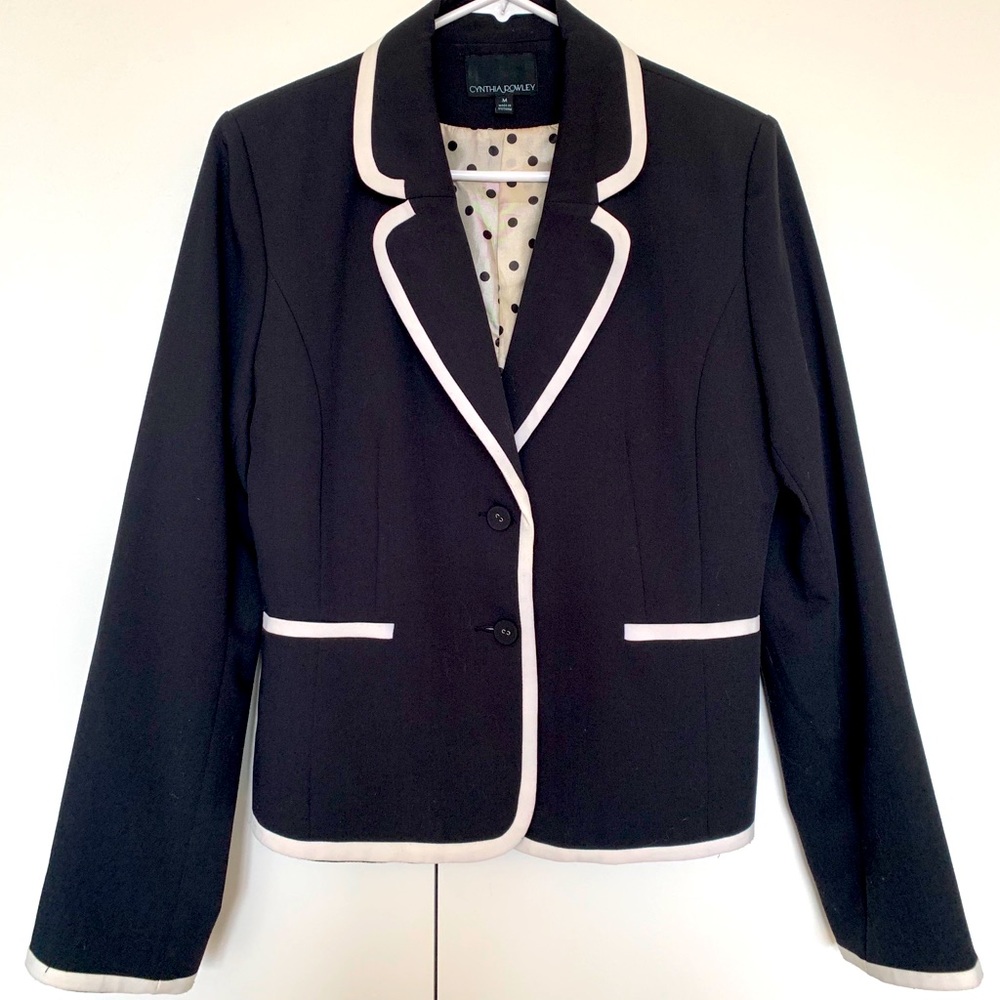 Black & White Cynthia Rowley Blazer
